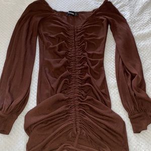 Brown dress